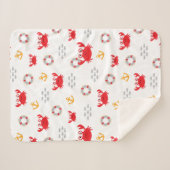 Crab met Lifebuoy Sherpa Deken (Voorkant (horizontaal))