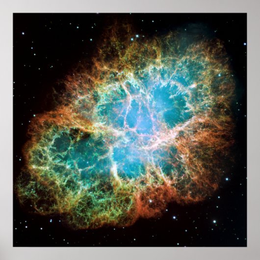 Crab Nebula [24-inch x 24-inch afdrukken] Poster (Voorkant)