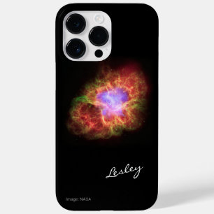 Crab nebula, aangepaste naam astronomie Case-Mate iPhone 14 pro max hoesje