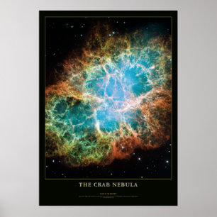 Crab Nebula Astronomy and Science Poster