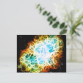 Crab Nebula Briefkaart (Staand voorkant)