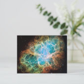 Crab Nebula Briefkaart (Staand voorkant)