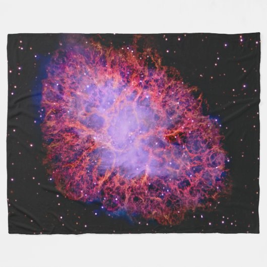 Crab Nebula Fleece Deken (Voorkant (Horizontaal))