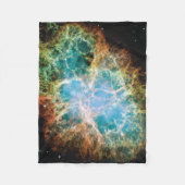 Crab Nebula Fleece Deken (Voorkant)
