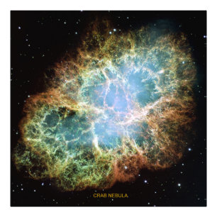 Crab Nebula Foto Afdruk
