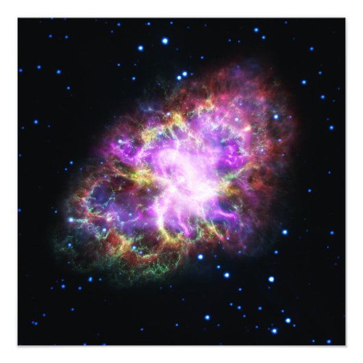 Crab Nebula - Grote foto Afdruk (Voorkant)