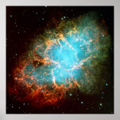 Crab Nebula in Taurus afbeelding Poster (Voorkant)