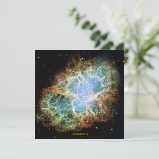 Crab Nebula Kaart (Staand voorkant)