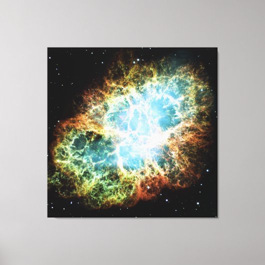 Crab Nebula M1 NGC 1952 Taurus A Canvas Afdruk (Voorkant)
