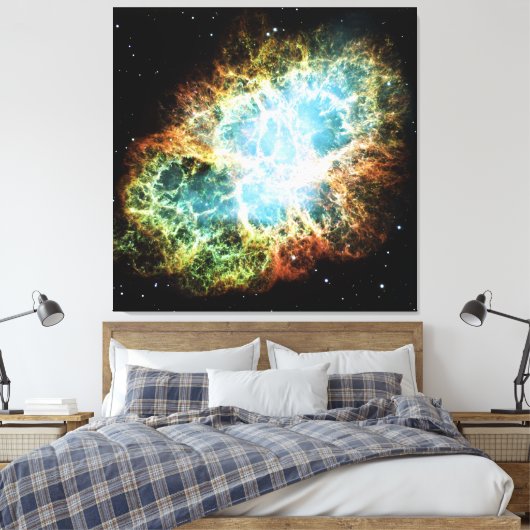 Crab Nebula M1 NGC 1952 Taurus A Canvas Afdruk (Insitu (Slaapkamer))