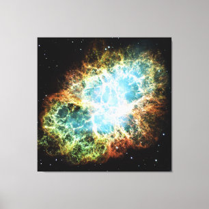 Crab Nebula M1 NGC 1952 Taurus A Canvas Afdruk