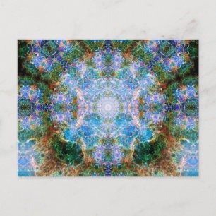 Crab Nebula Mandala Briefkaart