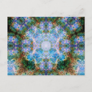 Crab Nebula Mandala Briefkaart