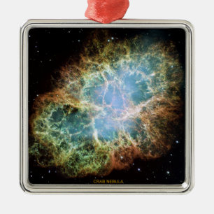 Crab Nebula Metalen Ornament