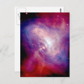 Crab Nebula NASA Space Briefkaart (Voorkant / Achterkant)