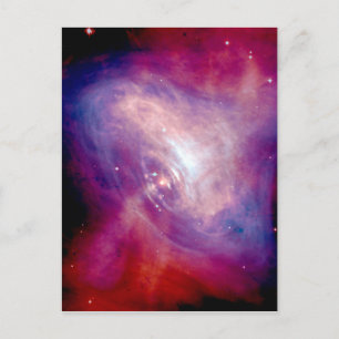 Crab Nebula NASA Space Briefkaart