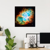 Crab Nebula Poster (Thuiskantoor)