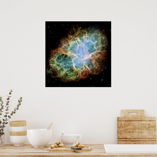 Crab Nebula Poster (Keuken)