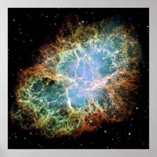 Crab Nebula Poster (Voorkant)