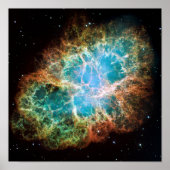 Crab Nebula Poster (Voorkant)