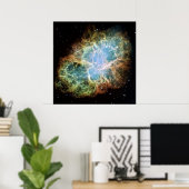 Crab Nebula Poster (Thuiskantoor)