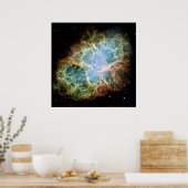 Crab Nebula Poster (Keuken)