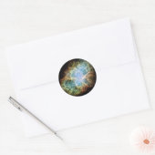 Crab Nebula Ronde Sticker (Envelop)