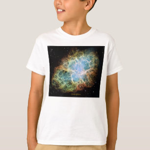 Crab Nebula Space Galaxy Kids T-shirt