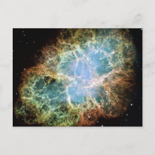 Crab Nebula Space NASA foto Briefkaart