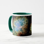 Crab Nebula Space NASA foto Mok (Voorkant links)