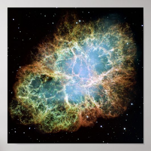 Crab Nebula Space NASA foto Poster (Voorkant)