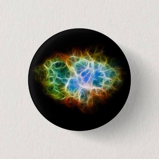 Crab Nebula Star Space Cloud Ronde Button 3,2 Cm (Voorkant)