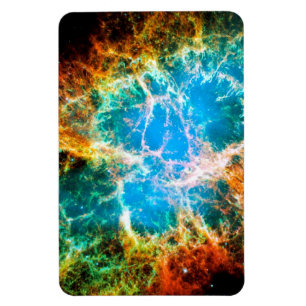 Crab Nebula Supernova Remnant Hubble Space Photo Magneet