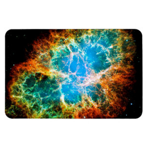 Crab Nebula Supernova Remnant Hubble Space Photo Magneet