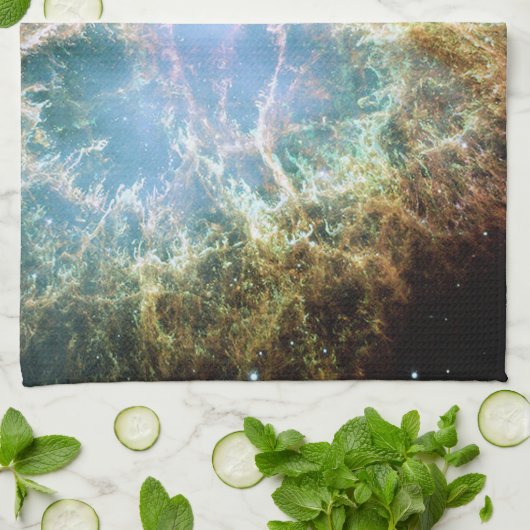 Crab Nebula Theedoek (Gevouwen)