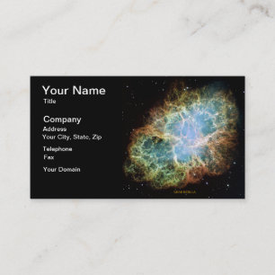 Crab Nebula Visitekaartje