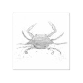 Crab Ocean Beach Zee nautische  Waterverf Rubberstempel (Afrduk)