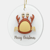 Crab Ornament Round (Links)