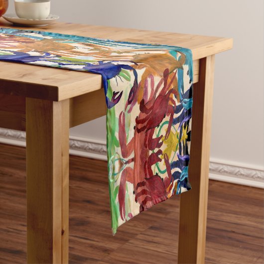 Crab Party - grote tabelrunner Lange Tafelloper (Voorbeeld)