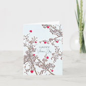 Crab Pommier coeur de la carte de voeux de Valenti (Devant)