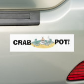 Crab Pot Bumber Sticker (Op auto)