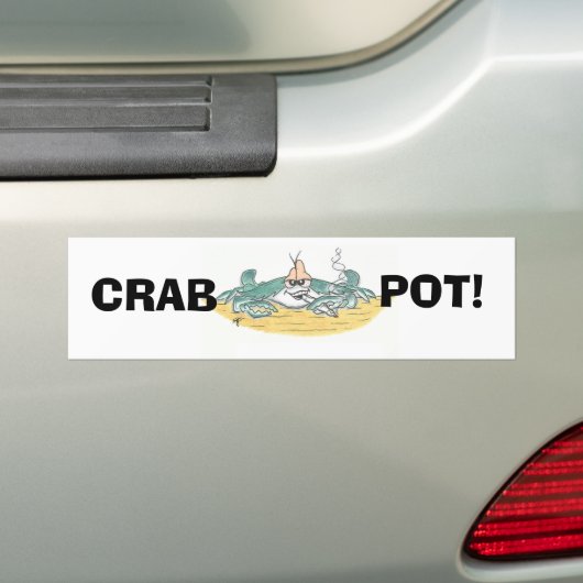 Crab Pot Bumber Sticker (Op auto)