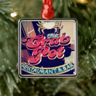Crab Pot Restaurant Metalen Ornament