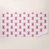 Crab Print Strandlaken (Voorkant)