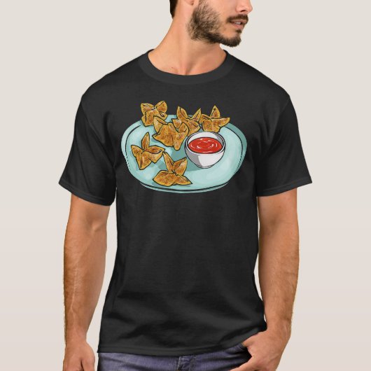Crab Rangoon Lover Crab Rangoon T-shirt (Voorkant)