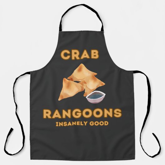 Crab Rangoon Waanzinnig goed Schort (Voorkant)