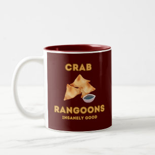 Crab Rangoon Waanzinnig goed Tweekleurige Koffiemok