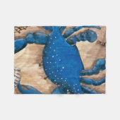 Crab, Scallop en Starfish Fleece Blanket (Voorkant (Horizontaal))