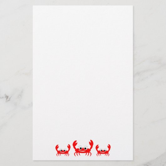 Crab Stationery Briefpapier (Voorkant)
