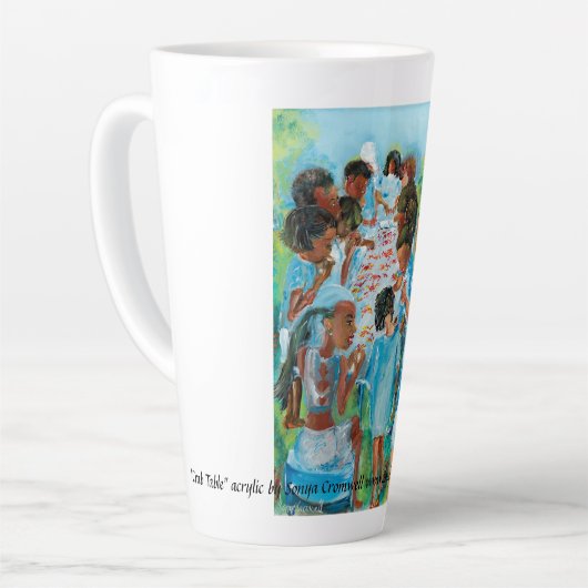 "Crab Table" Latte Mug Latte Mok (Linkerhoek)